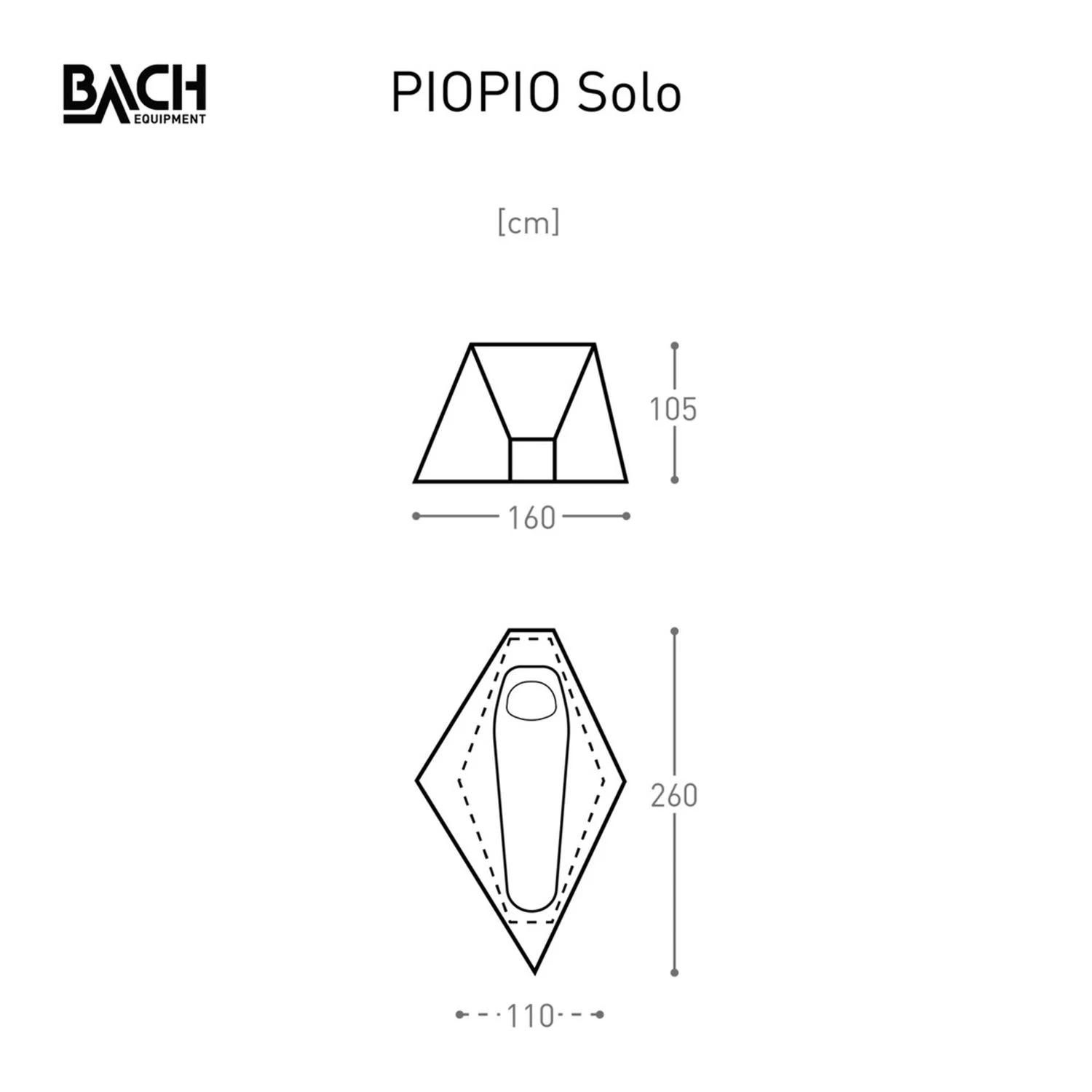 Bach Piopio Solo Zelt (russet-orange) 4 Bach Piopio Solo Zelt (russet-orange) – Bild 4