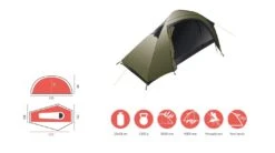 Grand Canyon Apex 1 Zelt (capulet-olive) 9 Grand Canyon Apex 1 Zelt (capulet-olive) -Hanwag Verkauf Grand Canyon Apex 1 Zelt capulet olive D 330001 Bild 5