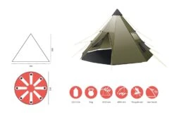 Grand Canyon Black Falls 8 Zelt (capulet-olive) -Hanwag Verkauf Grand Canyon Black Falls 8 Zelt capulet olive D 330039 Bild 5