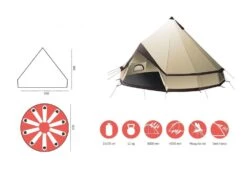 Grand Canyon Indiana 10 Zelt (mojave/desert) 9 Grand Canyon Indiana 10 Zelt (mojave/desert) -Hanwag Verkauf Grand Canyon Indiana 10 Zelt mojave desert D 330037 Bild 5