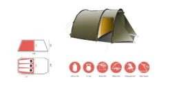 Grand Canyon Robson 3 Zelt (capulet-olive) -Hanwag Verkauf Grand Canyon Robson 3 Zelt capulet olive D 330027 Bild 5