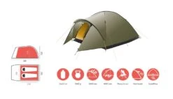 Grand Canyon Topeka 2 Zelt (capulet-olive) -Hanwag Verkauf Grand Canyon Topeka 2 Zelt capulet olive D 330005 Bild 5