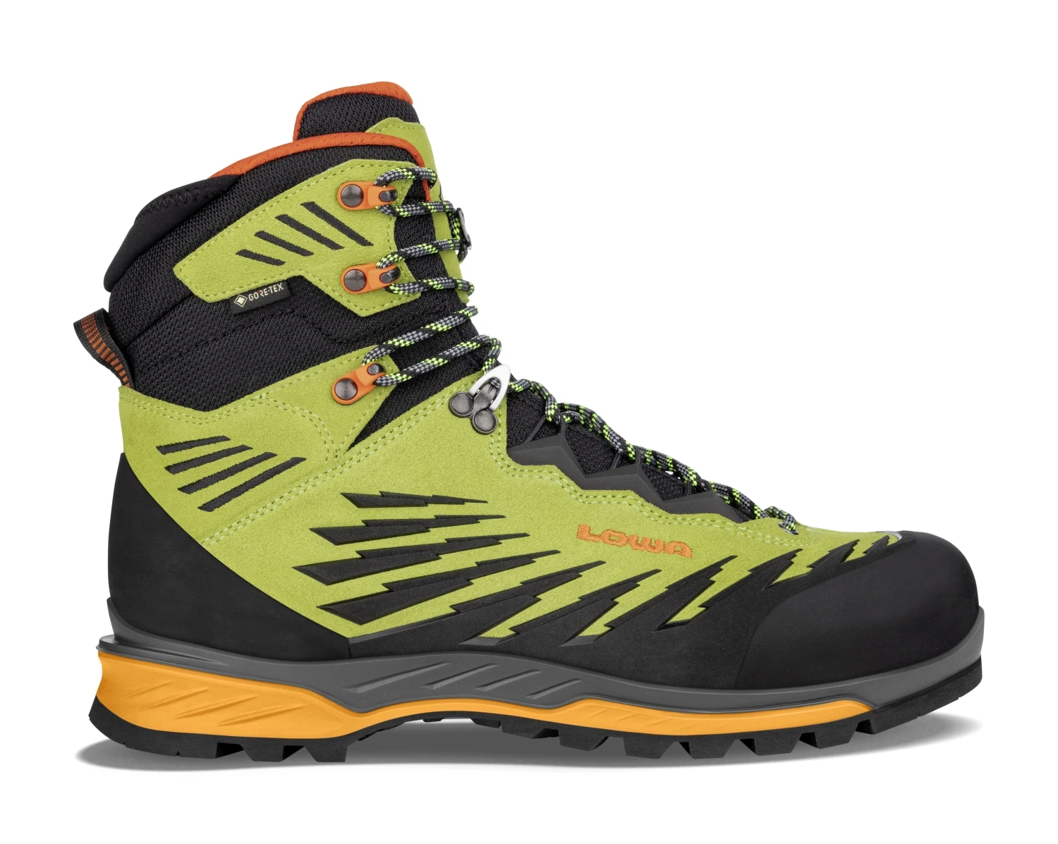 Lowa Alpine Evo GTX Alpinschuhe (limone/flame) 1 Lowa Alpine Evo GTX Alpinschuhe (limone/flame)