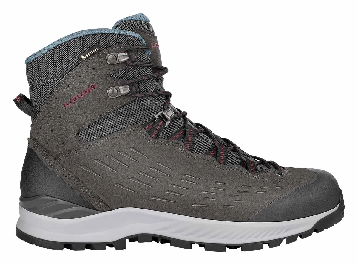 Lowa Explorer II GTX Mid Ws Trekkingschuhe (anthrazit/beere) 1 Lowa Explorer II GTX Mid Ws Trekkingschuhe (anthrazit/beere)