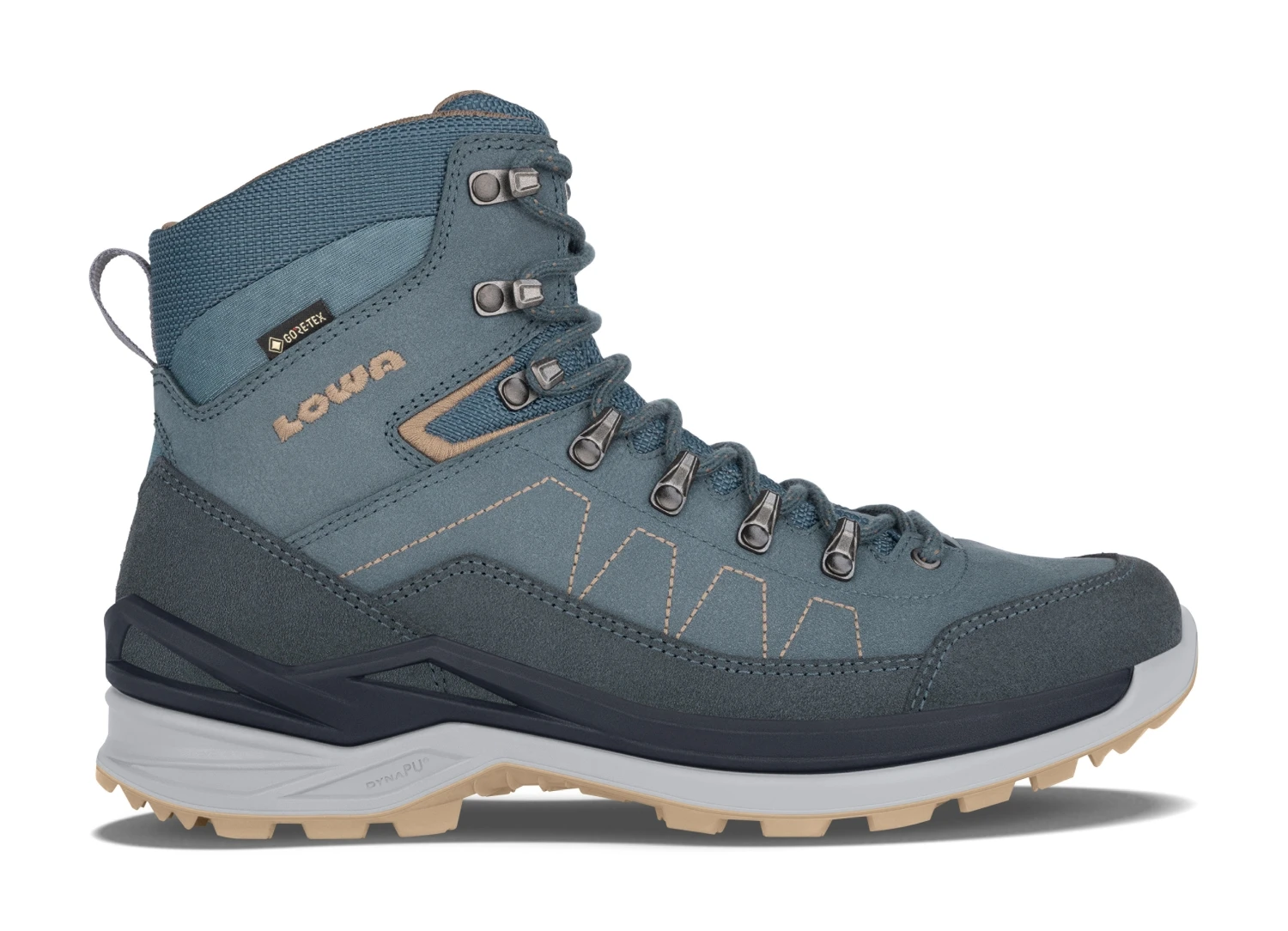 Lowa Toro Pro GTX Mid Wanderschuhe (stahlblau/sand) 1 Lowa Toro Pro GTX Mid Wanderschuhe (stahlblau/sand)