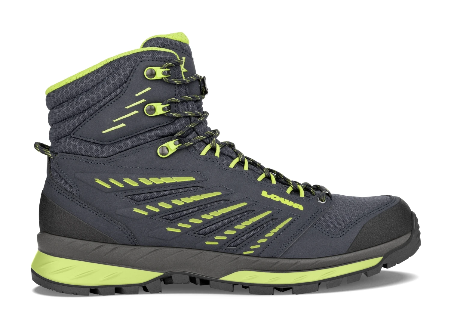 Lowa Trek Evo GTX Mid Trekkingschuhe (navy/limone) 1 Lowa Trek Evo GTX Mid Trekkingschuhe (navy/limone)