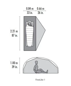 MSR FreeLite 1 Zelt (green) -Hanwag Verkauf MSR FreeLite 1 Zelt green D 11514 Bild 3