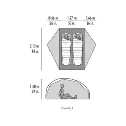 MSR FreeLite 2 Zelt (tan) -Hanwag Verkauf MSR FreeLite 2 Zelt tan D 11512 Bild 4