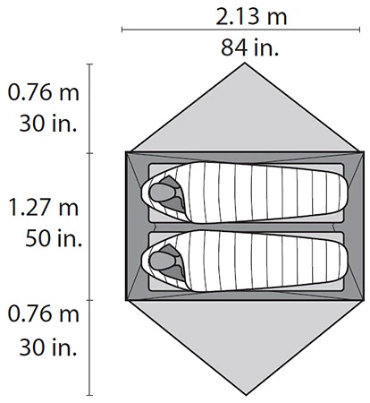 MSR Hubba Hubba NX 2 Zelt (grey) 6 MSR Hubba Hubba NX 2 Zelt (grey) – Bild 6