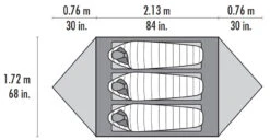 MSR Mutha Hubba NX 3 Zelt (grey) -Hanwag Verkauf MSR Mutha Hubba NX 3 Zelt grey D 05839 Bild 5