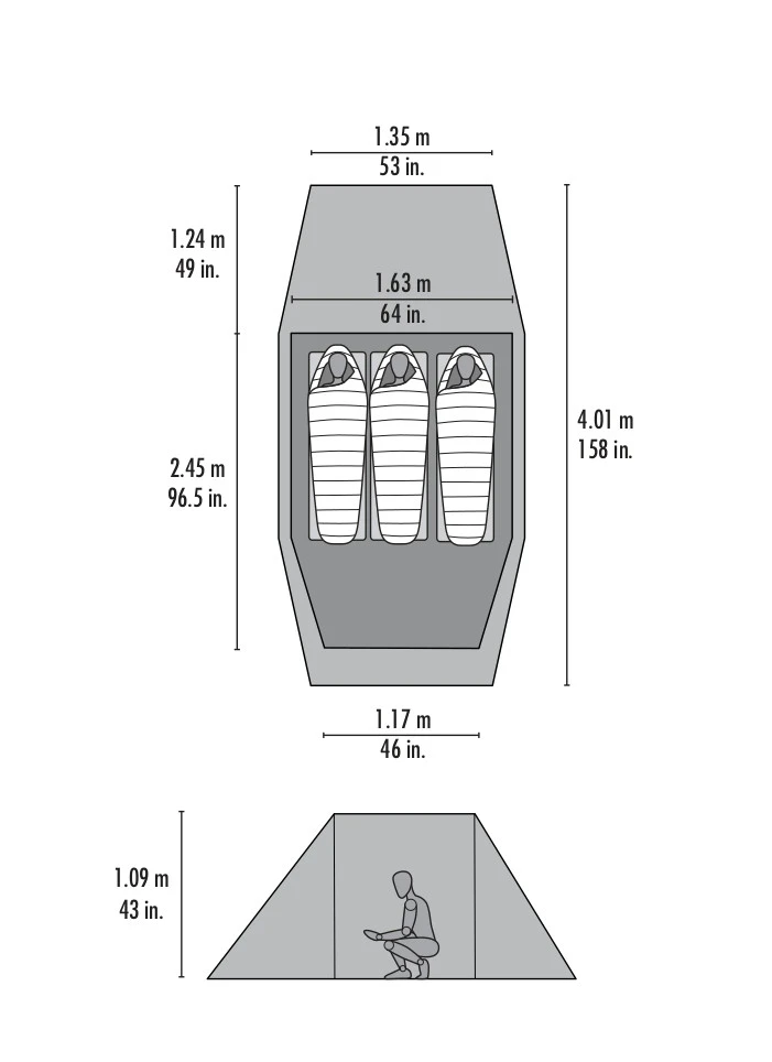 MSR Tindheim 3 Zelt (green) 5 MSR Tindheim 3 Zelt (green) – Bild 5