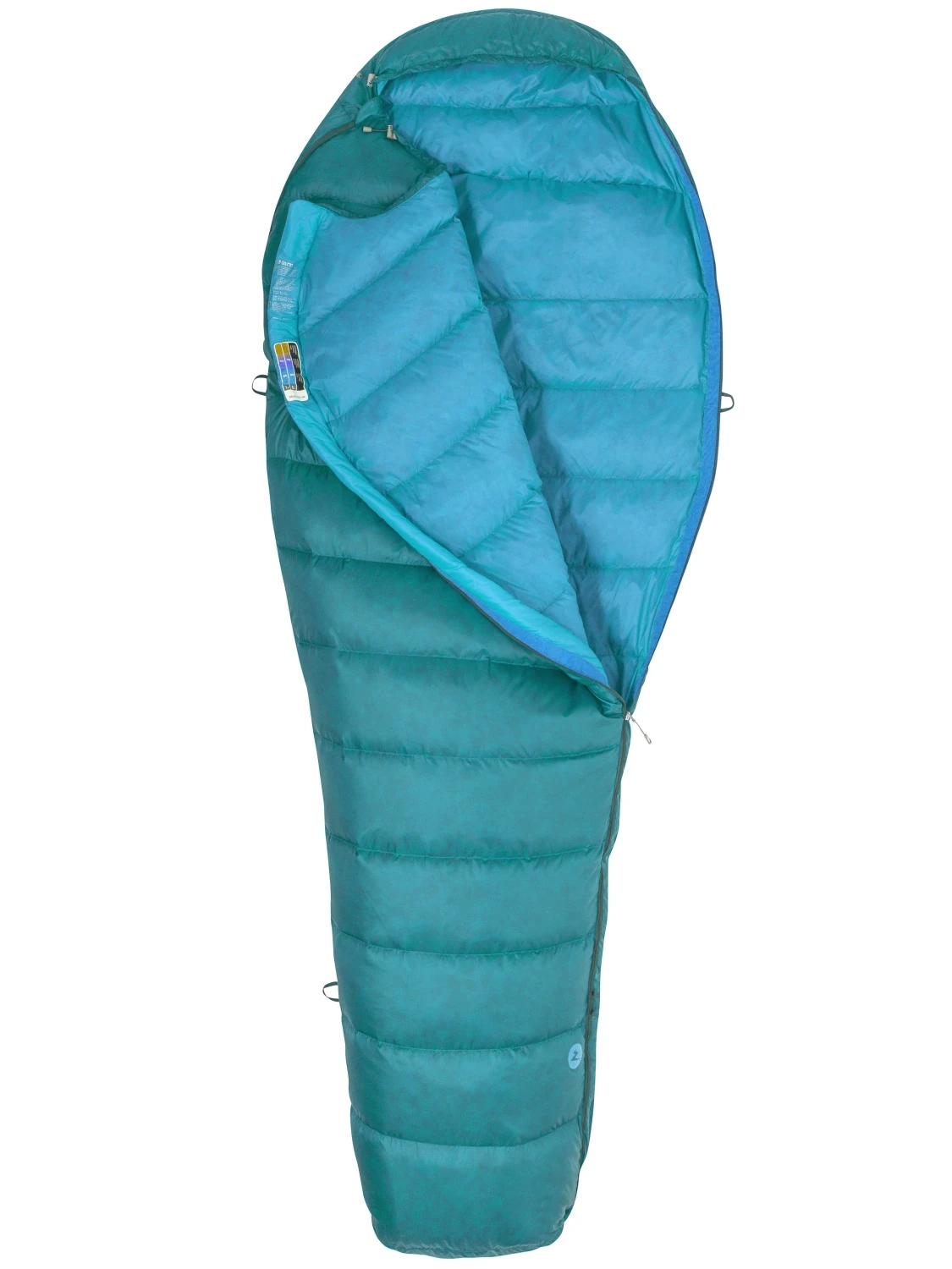 Marmot Micron 25 Ws Regular Schlafsack - ZL (malachite/deep-teal)