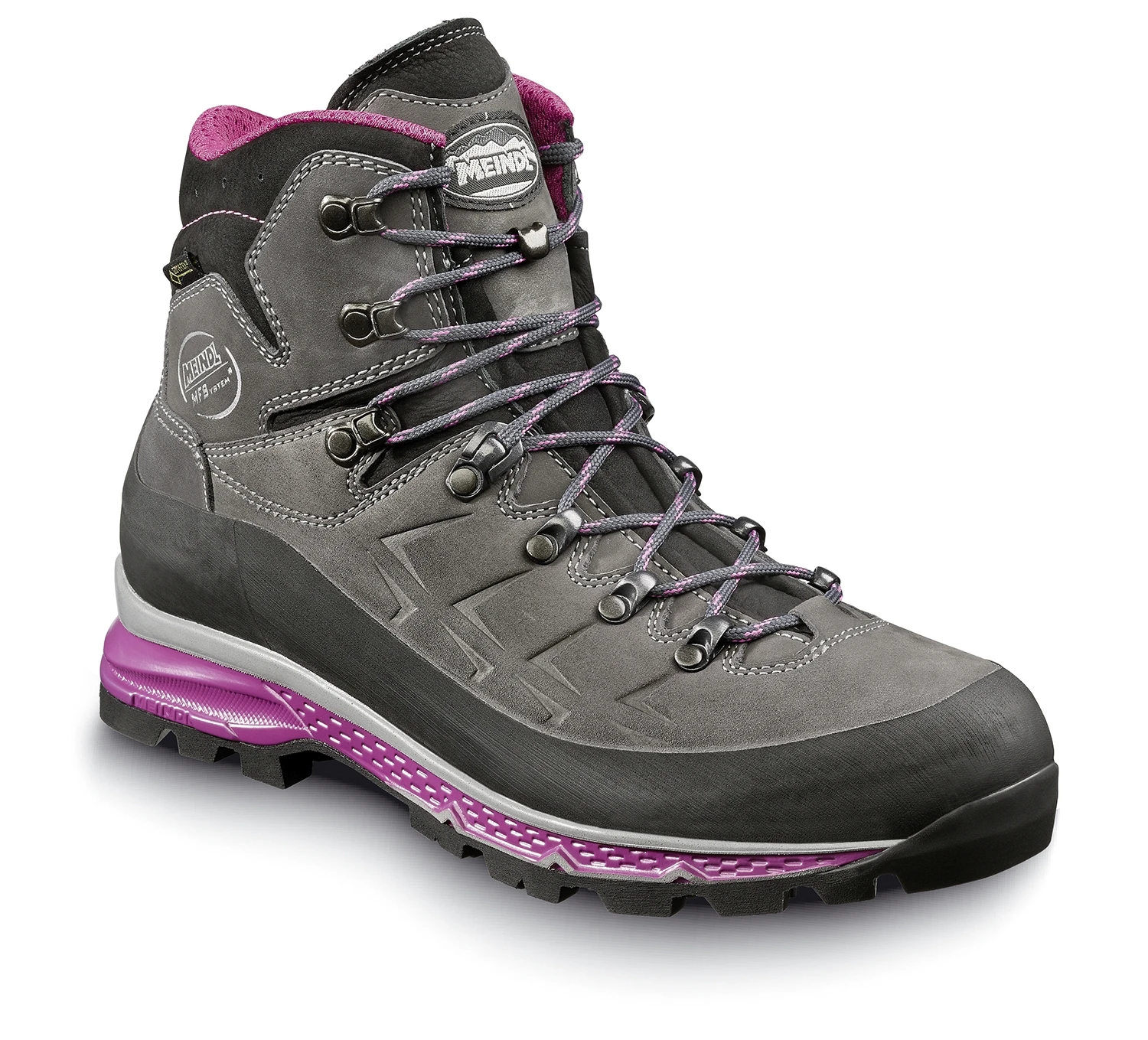 Meindl Pelmo Lady MFS Trekkingschuhe (anthrazit/viola) 1 Meindl Pelmo Lady MFS Trekkingschuhe (anthrazit/viola)