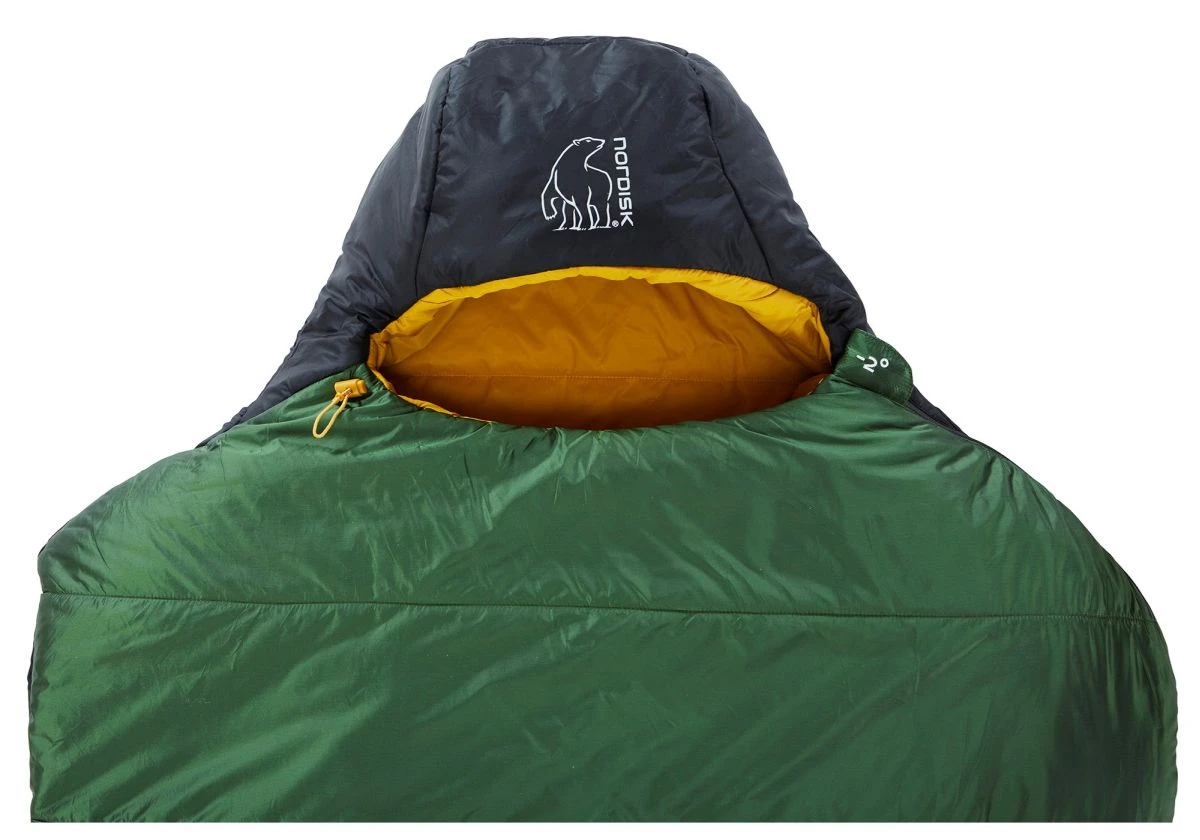 Nordisk Gormsson -2 Curve Large Schlafsack (artichoke-green/black) – Bild 5