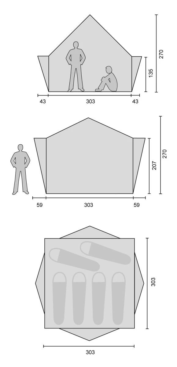 Nordisk Midgard 9.2 Zelt (natural) 7 Nordisk Midgard 9.2 Zelt (natural) – Bild 7