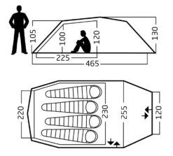 Nordisk Oppland 4 PU Zelt (dark-olive) -Hanwag Verkauf Nordisk Oppland 4 PU Zelt dark olive D 122078 Bild 5