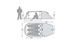 Nordisk Oppland SI 3-Personen Zelt (forest-green) -Hanwag Verkauf Nordisk Oppland SI 3 Personen Zelt forest green D 112033 Bild 5