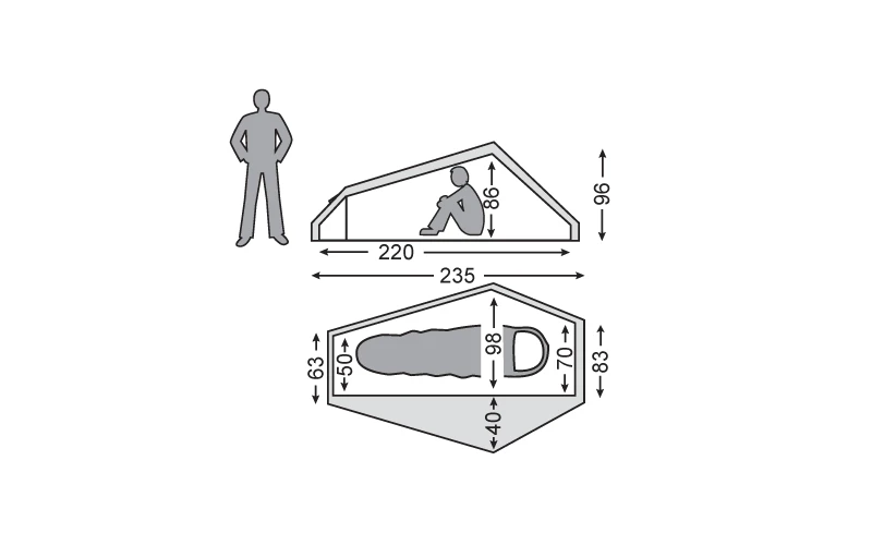 Nordisk Telemark Lightweight 1-Personen Zelt (burnt-red) 3 Nordisk Telemark Lightweight 1-Personen Zelt (burnt-red) – Bild 3