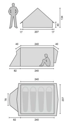 Nordisk Vimur 4.8 Zelt (natural) 9 Nordisk Vimur 4.8 Zelt (natural) -Hanwag Verkauf Nordisk Vimur 4.8 Zelt natural D 142030 Bild 5