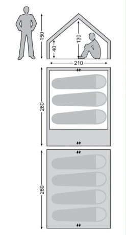 Nordisk Ydun 5.5 Zelt (natural) -Hanwag Verkauf Nordisk Ydun 5.5 Zelt natural D 142022 Bild 3
