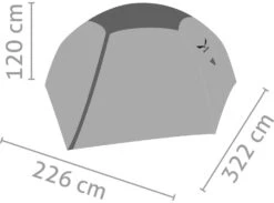 Salewa Latitude 3 Zelt (cactus/grey) -Hanwag Verkauf Salewa Latitude 3 Zelt cactus grey D 5900 5311 Bild 3