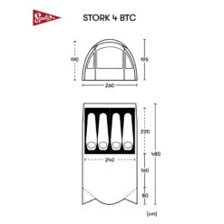 Spatz Stork 4 BTC Zelt (brown-sand) -Hanwag Verkauf Spatz Stork 4 BTC Zelt brown sand D 282987 7004222 Bild 5