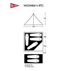Spatz Wigwam 4 BTC Zelt (brown/sand) -Hanwag Verkauf Spatz Wigwam 4 BTC Zelt brown sand D 282988 7004222 Bild 3