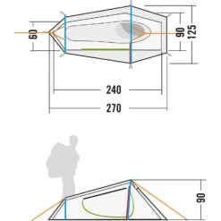Tatonka Koli 1 Zelt (light-olive) -Hanwag Verkauf Tatonka Koli 1 Zelt light olive D 2401 333 Bild 2