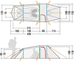 Tatonka Okisba 2 Zelt (green) -Hanwag Verkauf Tatonka Okisba 2 Zelt green D 2597 070 Bild 7