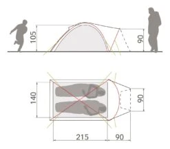 Vaude Campo Compact XT 2P Zelt (terracotta) -Hanwag Verkauf Vaude Campo Compact XT 2P Zelt terracotta D 14221 170 Bild 4