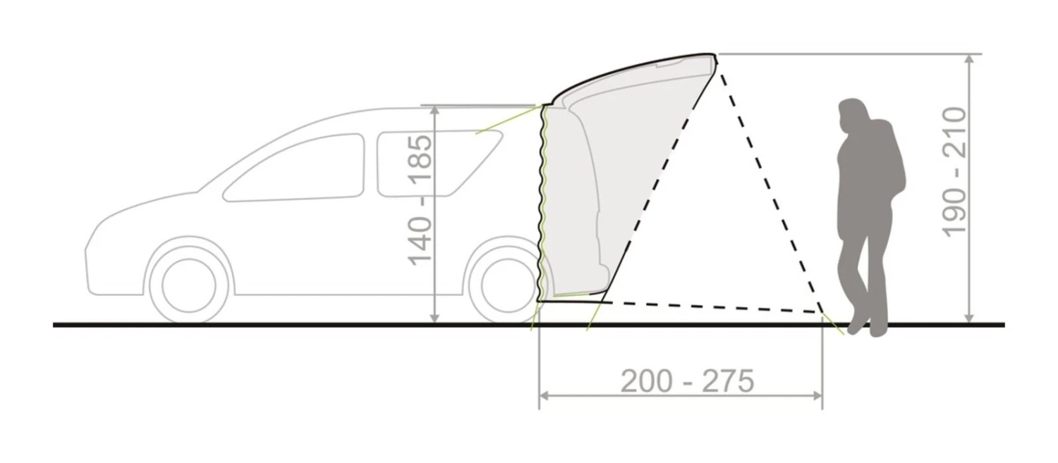 Vaude Drive Trunk Zelt (linen) 4 Vaude Drive Trunk Zelt (linen) – Bild 4