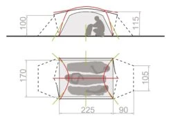 Vaude Mark 3P Zelt (green) -Hanwag Verkauf Vaude Mark 3P Zelt green D 14212 400 Bild 4