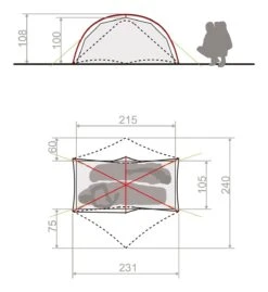 Vaude Space Seamless 1-2P Zelt (cress-green) 7 Vaude Space Seamless 1-2P Zelt (cress-green) -Hanwag Verkauf Vaude Space Seamless 1 2P Zelt cress green D 14423 182 Bild 4